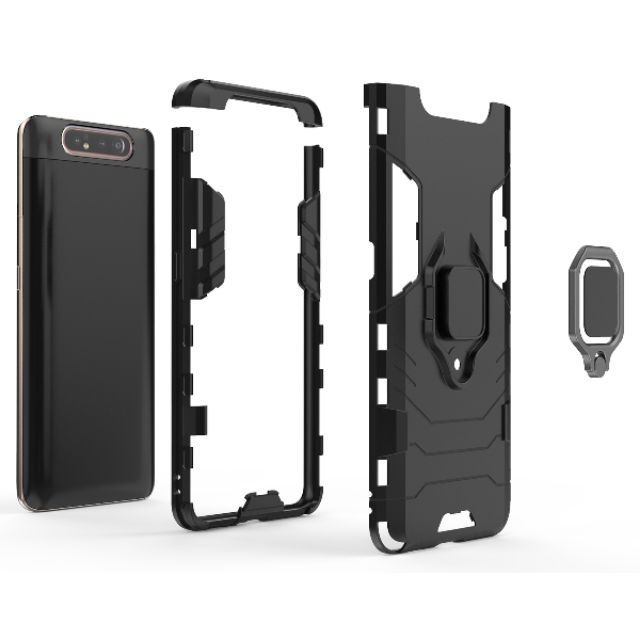 Ốp lưng Samsung Galaxy A80 chống sốc Iron Man Iring cao cấp siêu bền giá đỡ xem phim