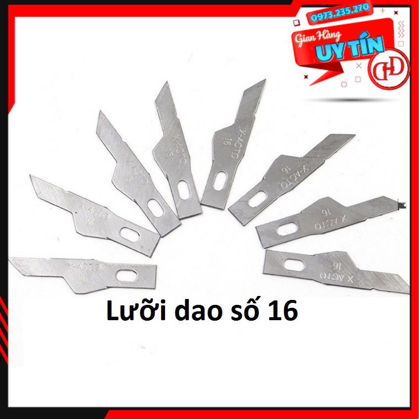 COMBO 5 túi dao mổ số 16 ( 1 túi 10 lưỡi)