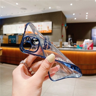 Ốp lưng i phone BT cạnh vuông trong suốt in hình 3d cao cấp chống ố vàng