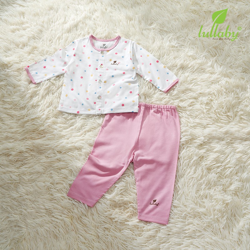 LULLABY Bộ cài giữa dài tay NH103B