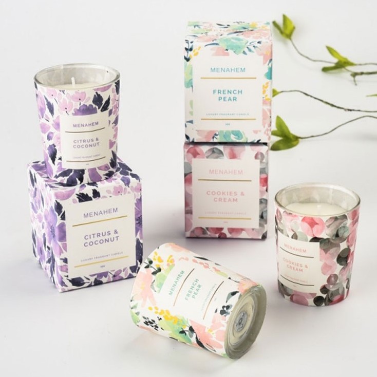 Nến thơm MENAHEM thư giãn không khói Luxury Fragrant Candle MENA01