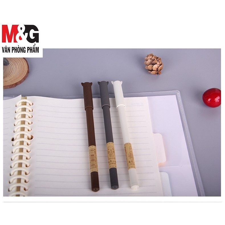 Bút Gel 0.38mm / Bút nước nét mảnh thời trang Cute M&G AGP10806, có ruột thay thế