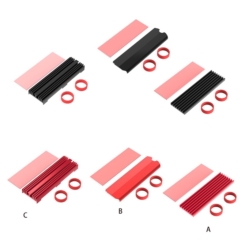 Đế Tản Nhiệt Hai Mặt Bằng Nhôm Cho Ổ Cứng SSD M.2