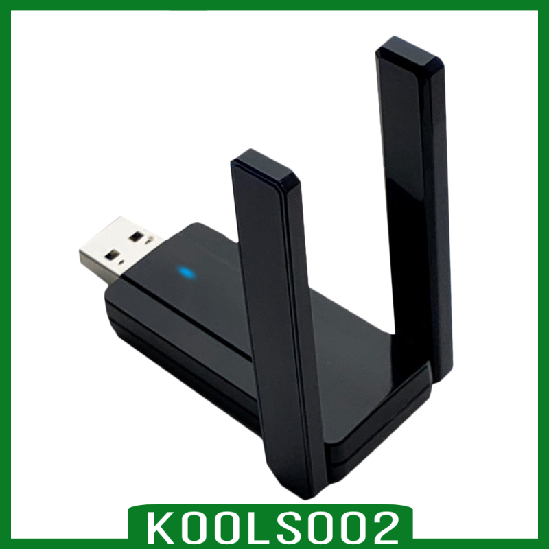 Usb Wifi 1300mbps Băng Tần Kép 2.4g / 5ghz Kèm Ăng Ten Cho Máy Tính Để Bàn