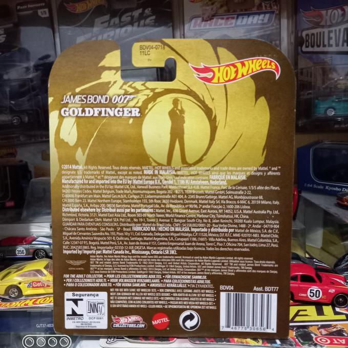 HOT WHEELS Bánh Xe Cao Su Aston Martin Db5 Goldfinger 007