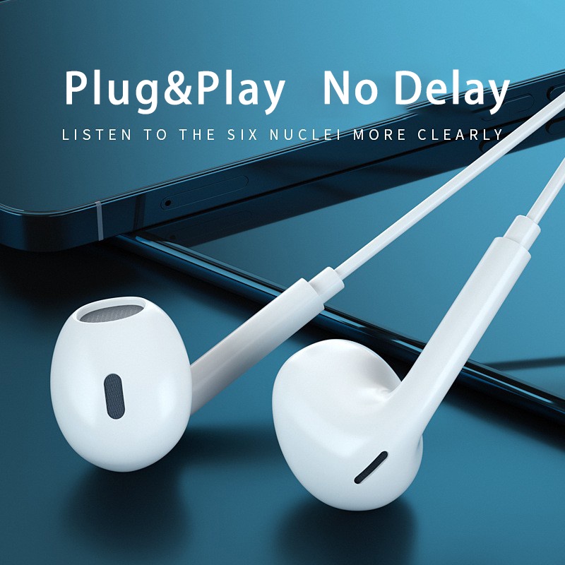 Tai nghe nhét tai có dây 3.5mm kèm micro cho Samsung Galaxy