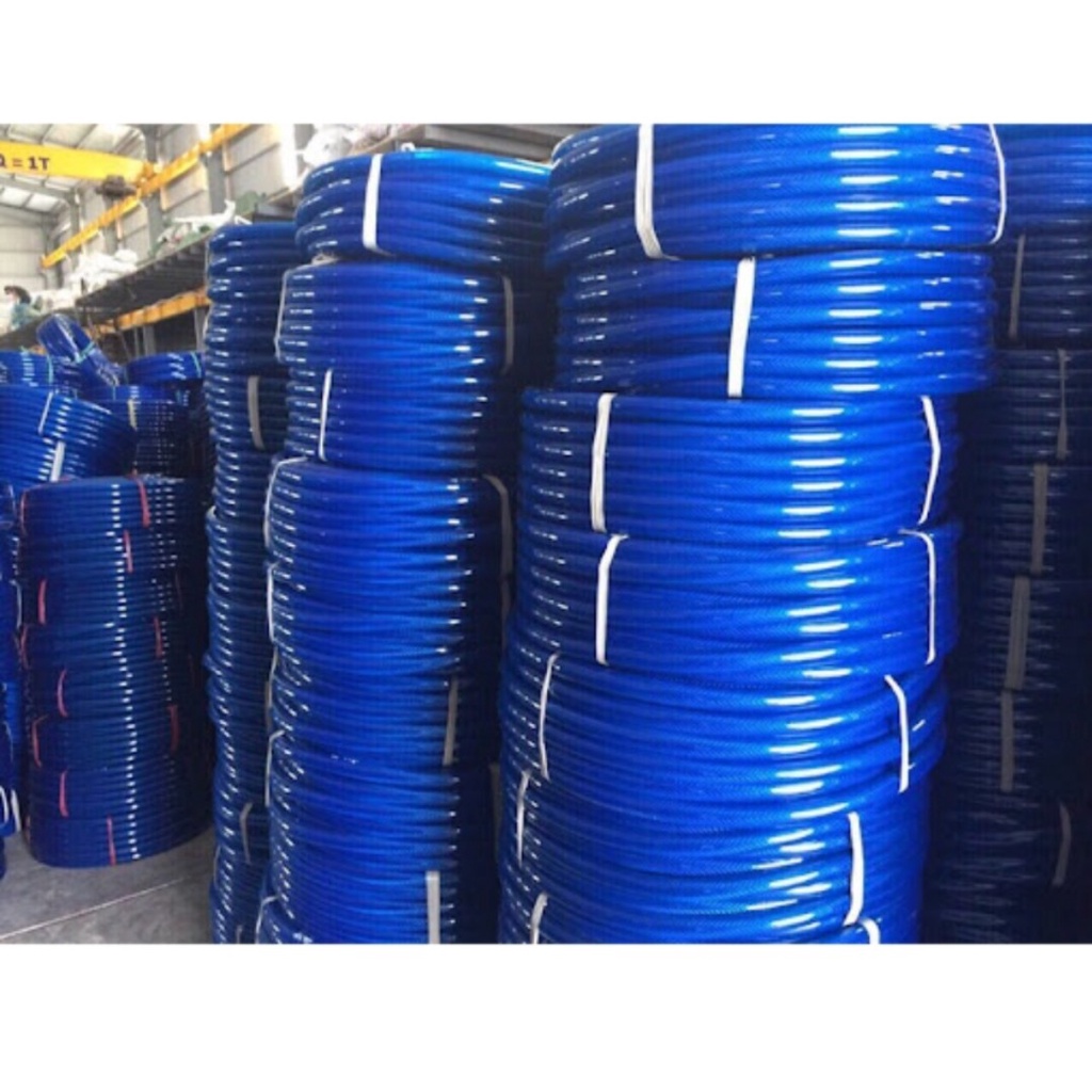 Ống nước nhựa dẻo màu xanh, dây lưới nhựa, dây rửa xe, tưới rau, đủ kích từ Ø10mm, 12mm,14mm,16mm,18mm, 20mm, 25mm