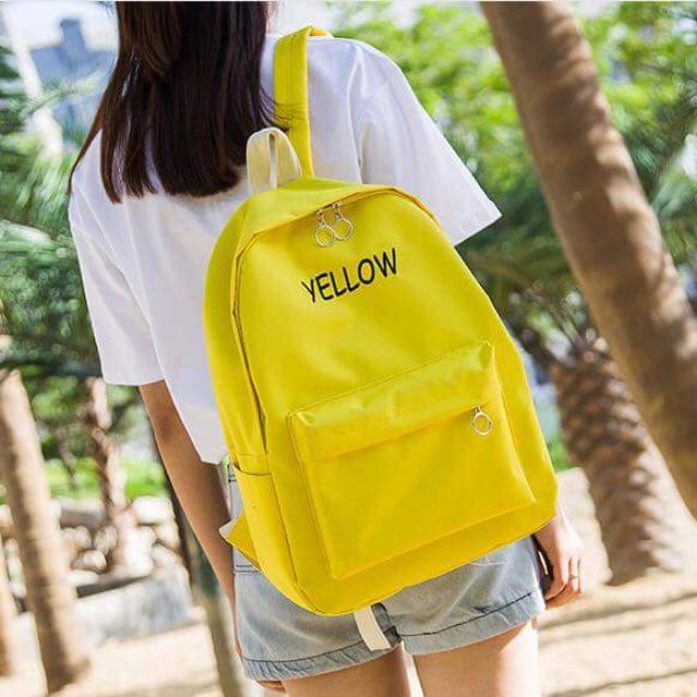 Balo black yelow pink green.