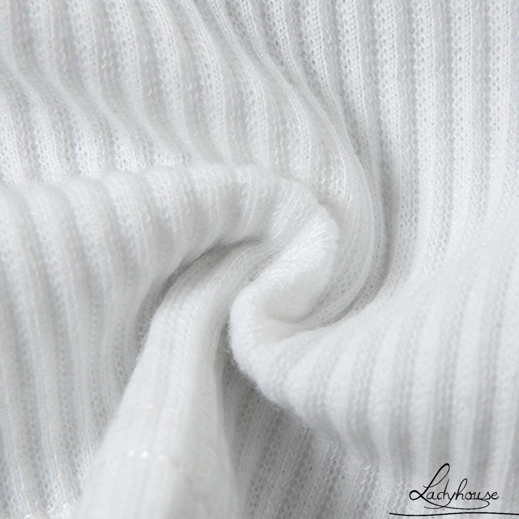 Áo Crop Top Tay Ngắn Trễ Vai Màu Trơn Thời Trang Cho Nữ