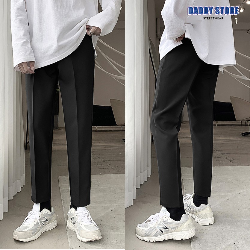 Quần tây ống suông, Quần âu nam baggy 9 tấc phong cách Hàn Quốc | BigBuy360 - bigbuy360.vn