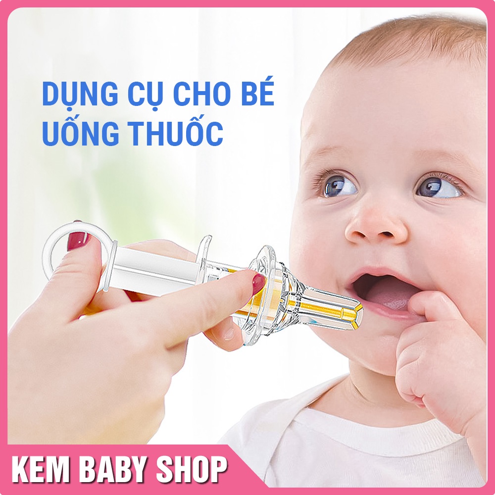 Dụng cụ cho bé uống thuốc có chia ml - Ống hút sữa, bón thuốc cho bé