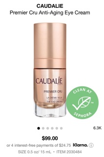 (Bill Sephora-Tách set) Set dưỡng da Caudalie Premier Cru