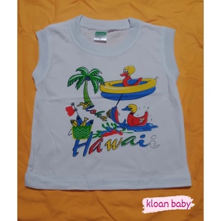 Áo sát nách trắng sơ sinh 100% cotton