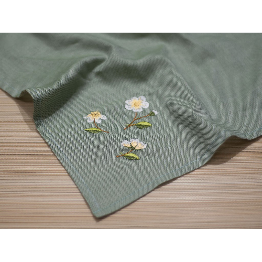 Khăn mùi xoa thêu hoa các loại