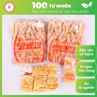 Cơm cháy sấy giòn Hương Quỳnh nguyên miếng thơm ngon bịch 50 gói cắt miếng