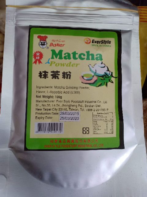 100g bột trà xanh / matcha trà xanh