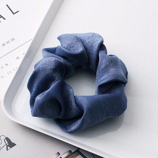 Buộc tóc vải lụa Satin thời trang Scrunchie - Dây buộc tóc nữ tính