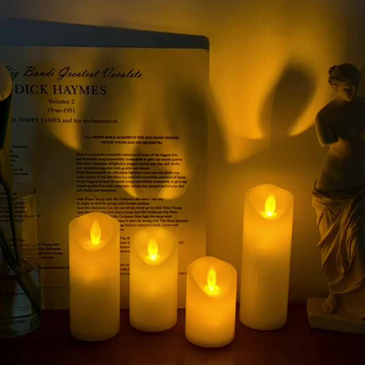 Đèn led nến, nến điện tử trang trí quán cafe, tiệc tùng, trang trí decor phòng ngủ (phiên bản mới) | BigBuy360 - bigbuy360.vn