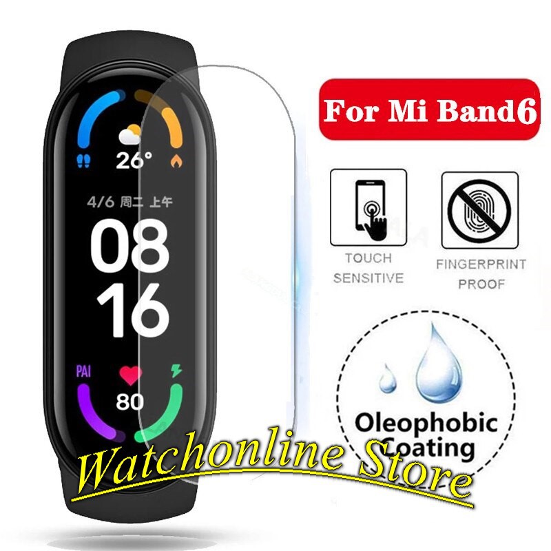 Bộ dán bảo vệ màn đồng hồ thông minh miband 5, miband 4  miband 6 miband 3 trong suốt