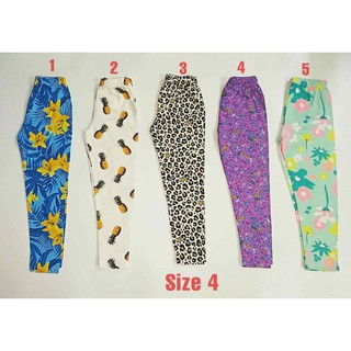 Quần legging dài size đại cho bé gái.