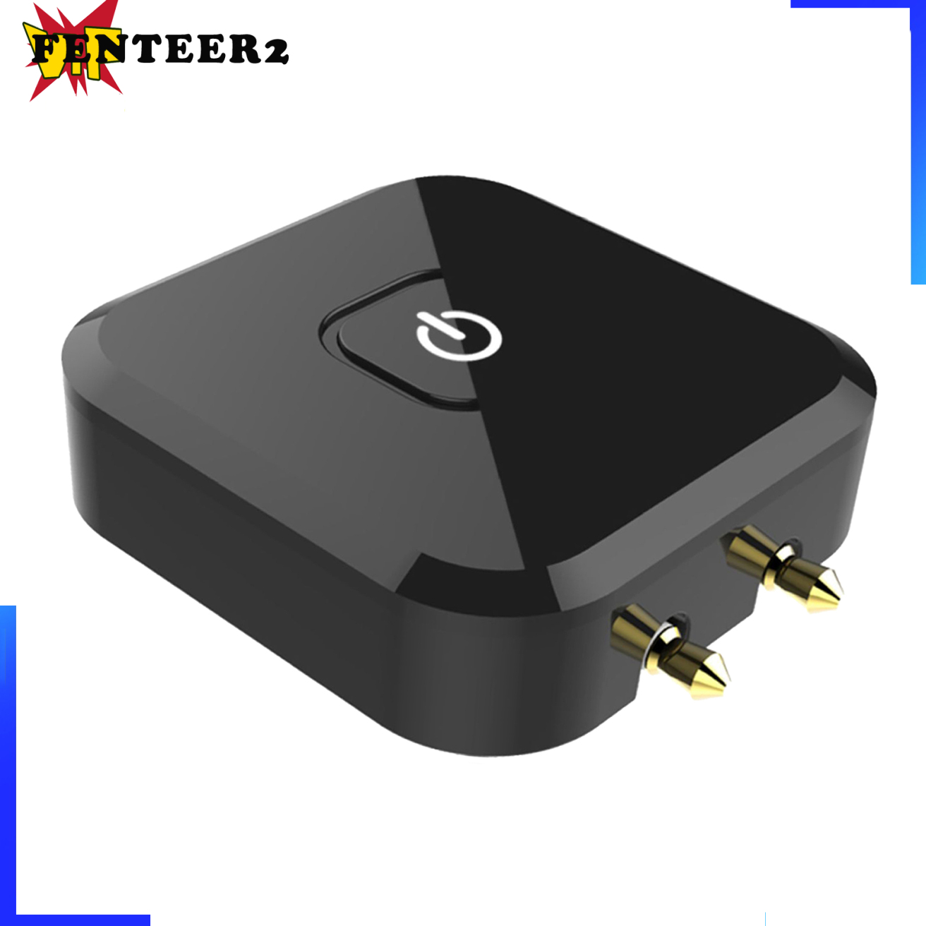 (Fenteer2 3c) Bluetooth Wireless Flight Adapter Converter Black