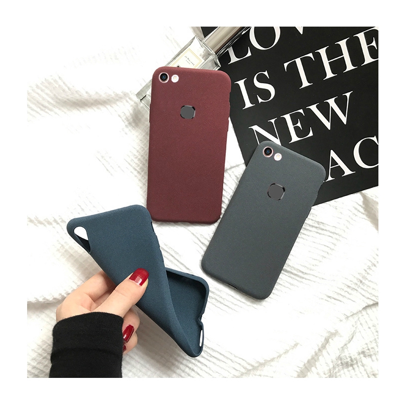 Ốp Điện Thoại Tpu Dẻo Mặt Nhám Thời Trang Cho Vivo V7 V7 Plus