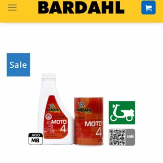 Combo nhớt Bardahl Scooter SL/10W-40 1 lít + nhớt hộp số 150ml