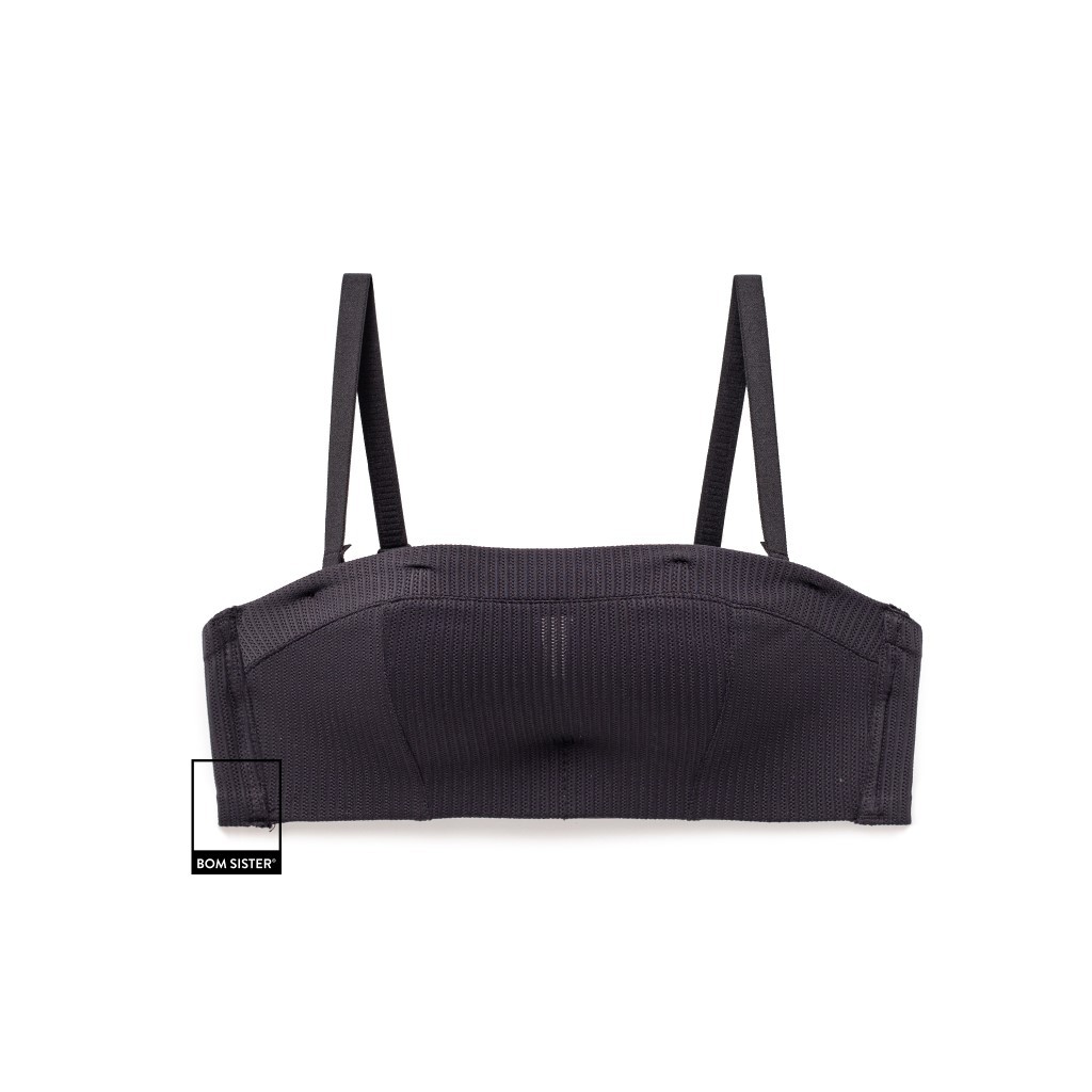 Áo lót mút mỏng cúp ngang không gọng màu trơn chuyên mặc trang phục hở vai BOM SISTER A9300 | BigBuy360 - bigbuy360.vn