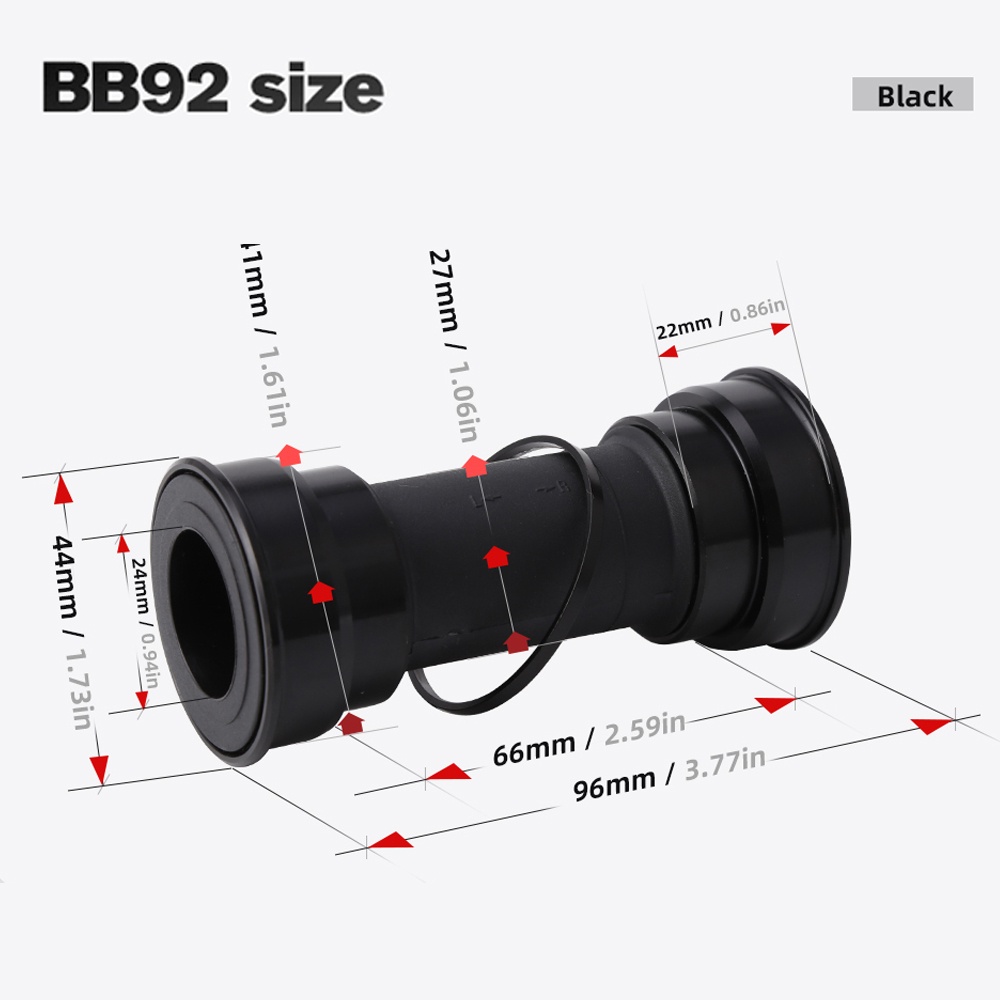 Trục giữa TANKE xe đạp leo núi Bb68-73Mm
