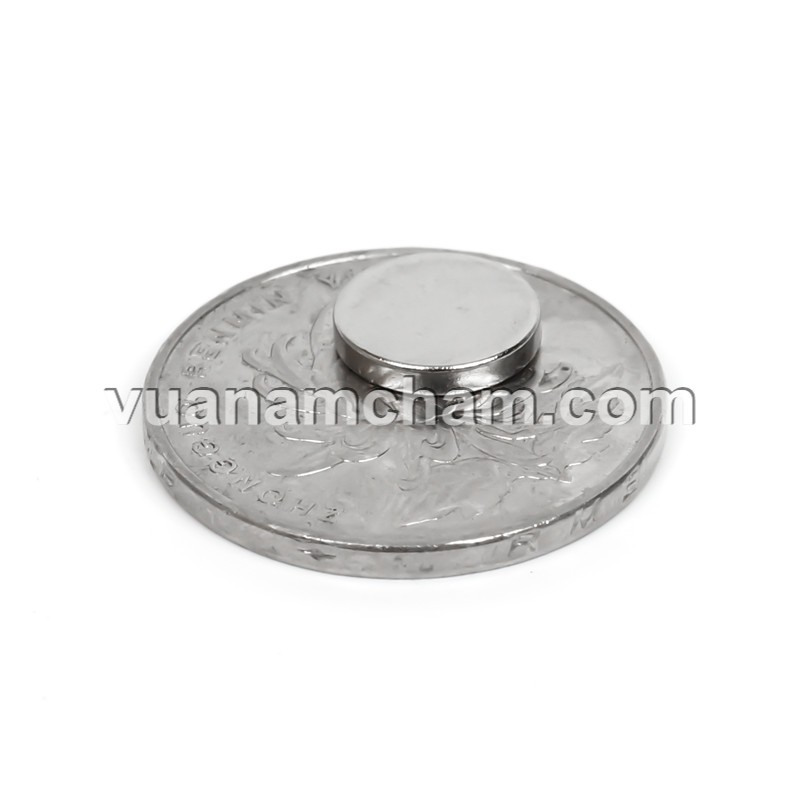Nam châm viên đất hiếm D10x1.8 mm