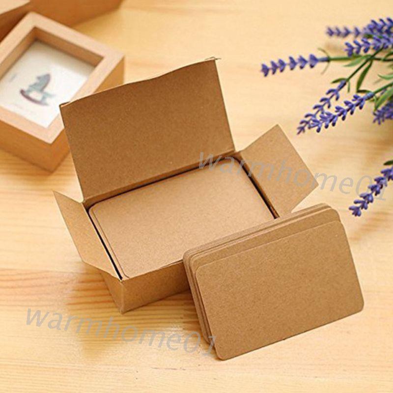 Set 100 Tấm Thiệp Trắng Cho Ngày Lễ Tình Nhân