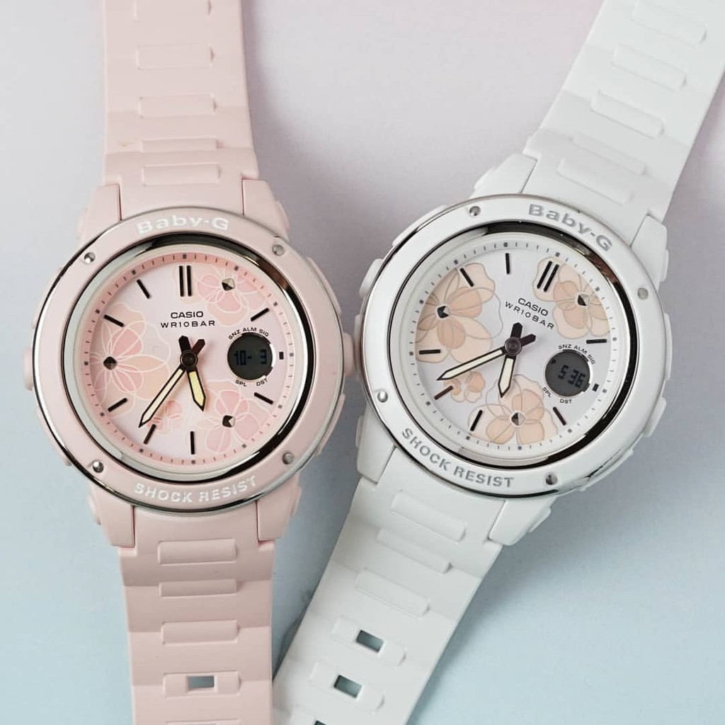 Đồng Hồ Nữ Casio Dây Nhựa Chính Hãng Casio BABYG BGA-150FL-7ADR