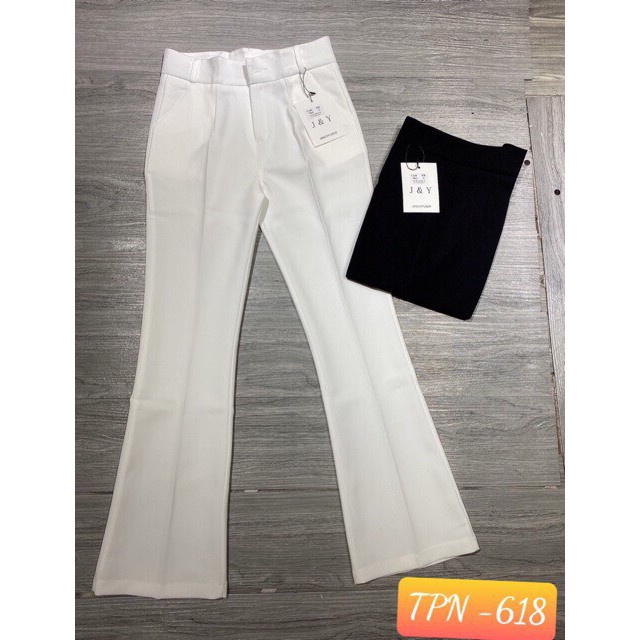 Quần ống Loe⚡️𝗫𝗔̉ 𝗞𝗛𝗢 𝟯 𝗡𝗚𝗔̀𝗬⚡️2cúc,cạp cao chẩn fom . | BigBuy360 - bigbuy360.vn