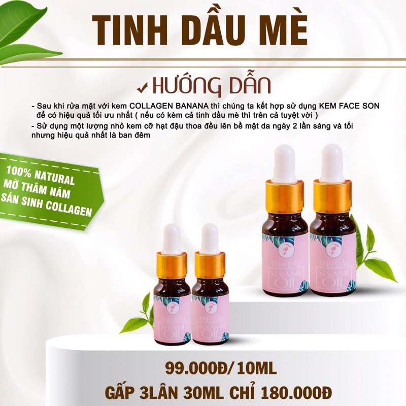 Tinh dầu mè 30ml ( chính hãng giá rẻ)