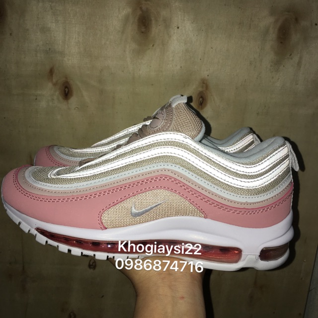 𝐑Ẻ Tết 🔥SALE SỐC🔥 GIÀY AIR MAX 97 hồng PHẢN QUANG size 36->39 ☑ Chuẩn . ` ˇ ⁵ ' ' P:{ "