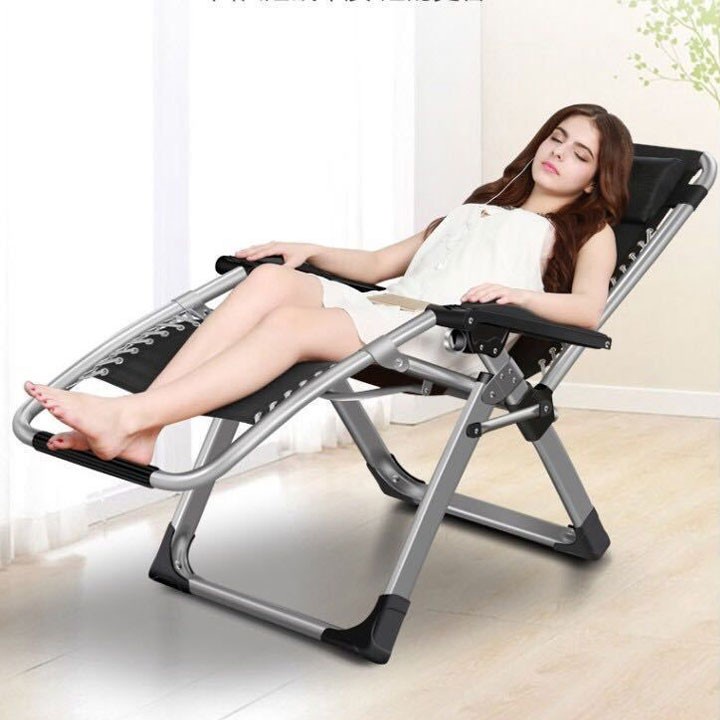 Ghế Xếp SEA DECOR Thư Giãn Cao Cấp, Thoải Mái, Kèm Khay Đựng Đồ