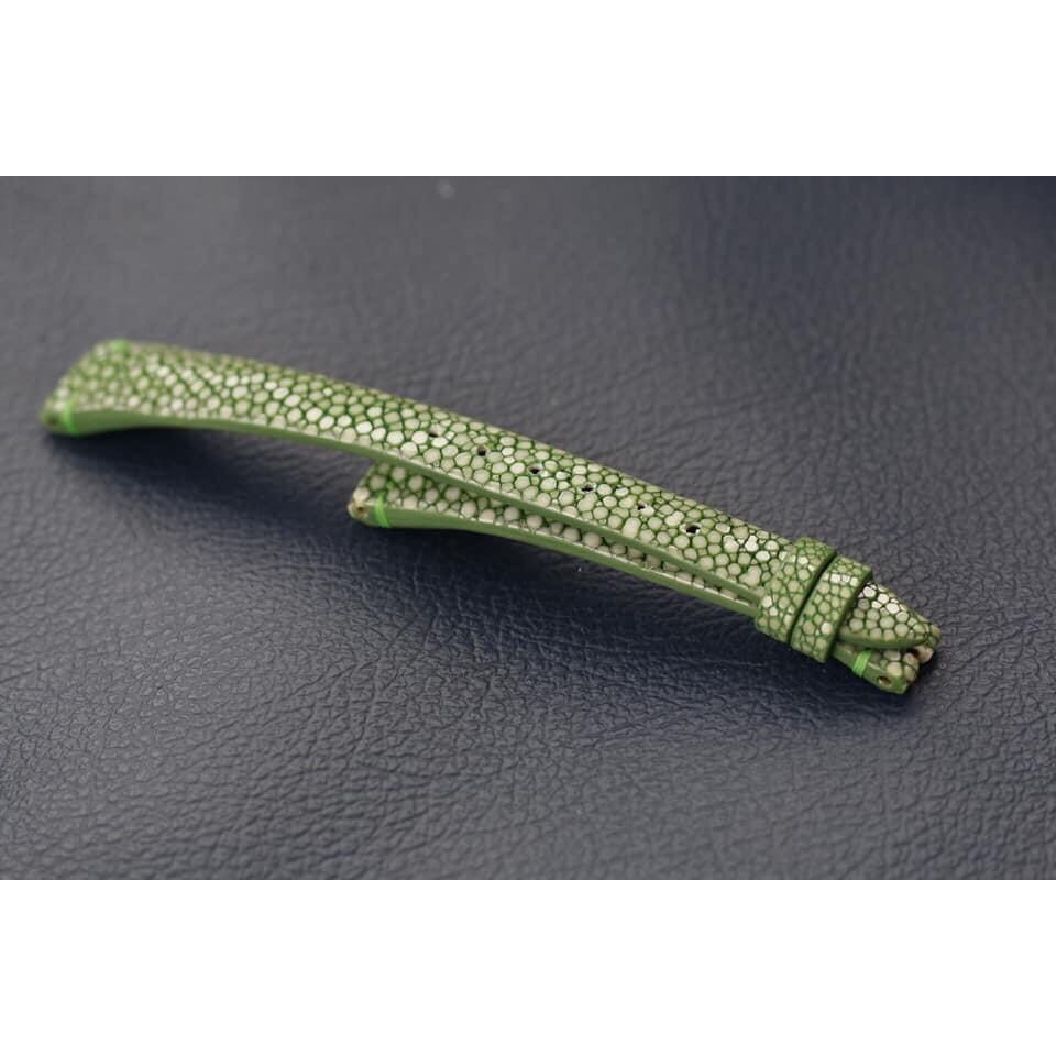 DÂY da đồng hồ da cá đuối nhập khẩu 12/14/16/18/20/22/24mm