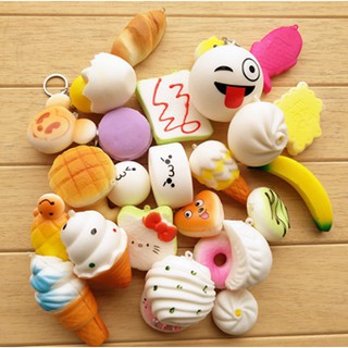 hàng bao chất Combo 10 Squishy dễ thương , mềm bóp đã