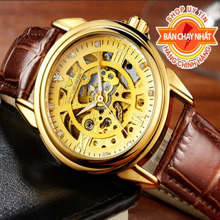 Đồng hồ cơ nam FNGEEN dây da cao cấp chính hãng