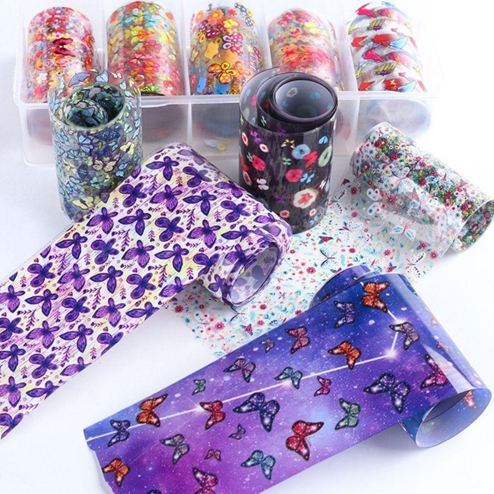 Miếng Dán Trang Trí Móng Tay Họa Tiết Bầu Trời Đầy Sao Độc Đáo