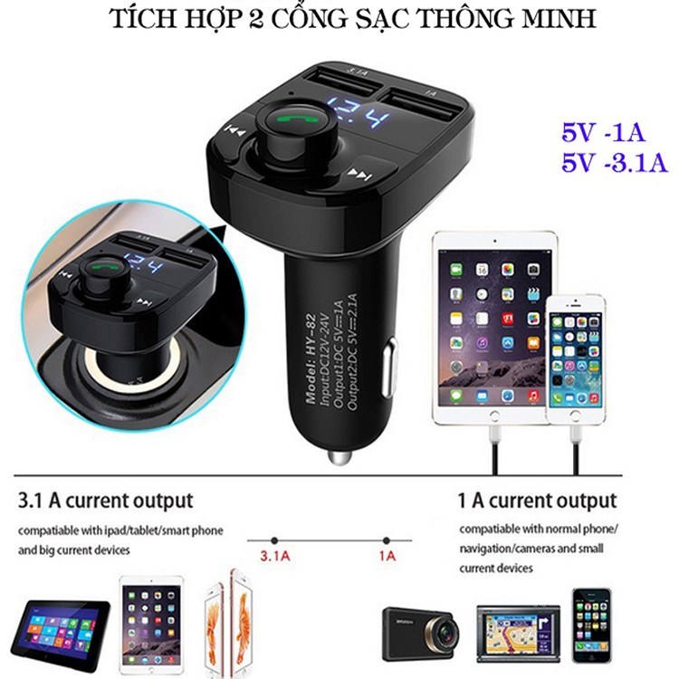 tẩu sạc ô tô,tẩu nghe nhạc Mp3 - Hyundai