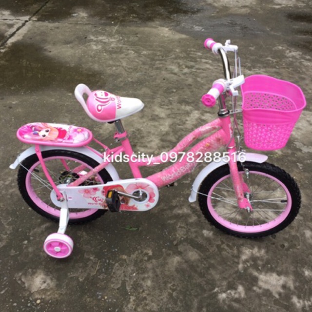 XE ĐẠP BÉ GÁI BÁNH (12, 14, 16 inch)