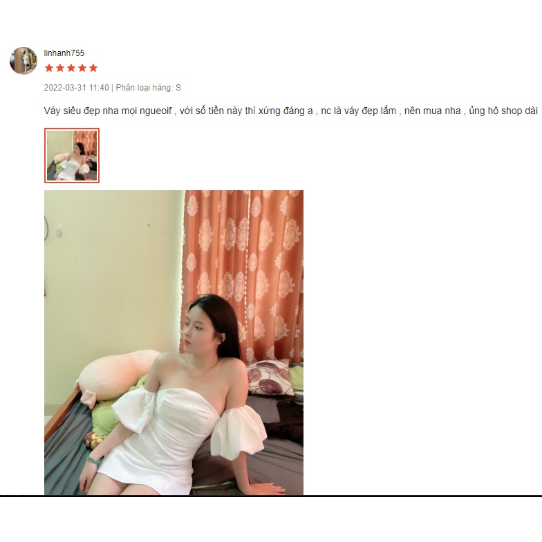 Váy Trễ Vai Tay Bồng Đầm Trắng Body Đi Tiệc Sang Trọng Có Đệm Ngực