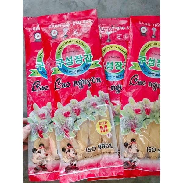 Găng tay cao su cao nguyen size m,l,xl công nghệ hàn uốc Shop Bách Hóa Đô