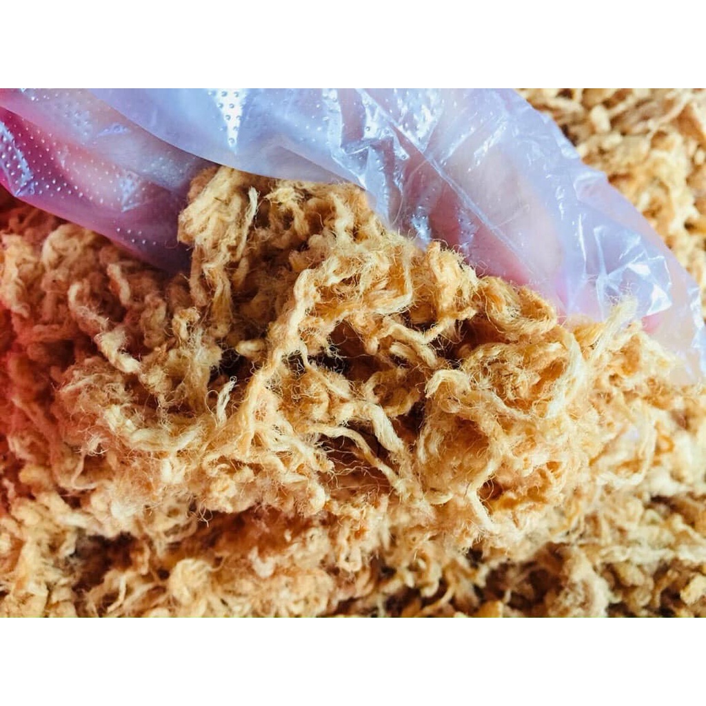500g chà bông thịt nạc heo thơm, vị mặn mặn ngọt nhẹ để ăn chung cơm, cháo, bánh mì