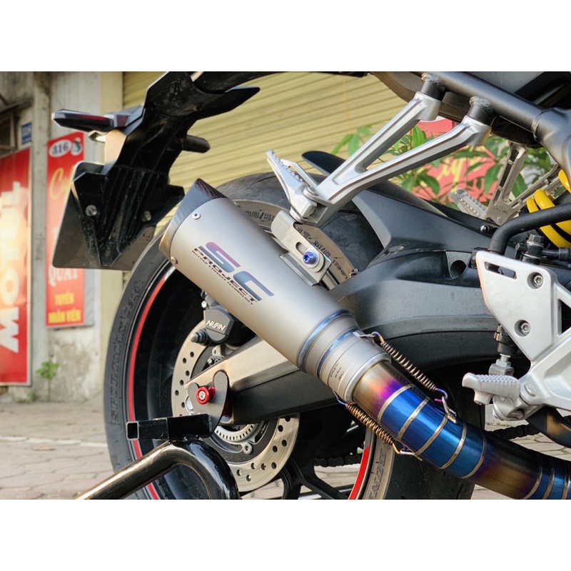 CỔ PÔ HONDA CBR650R+CB650R TITANIUM FULL SÉT