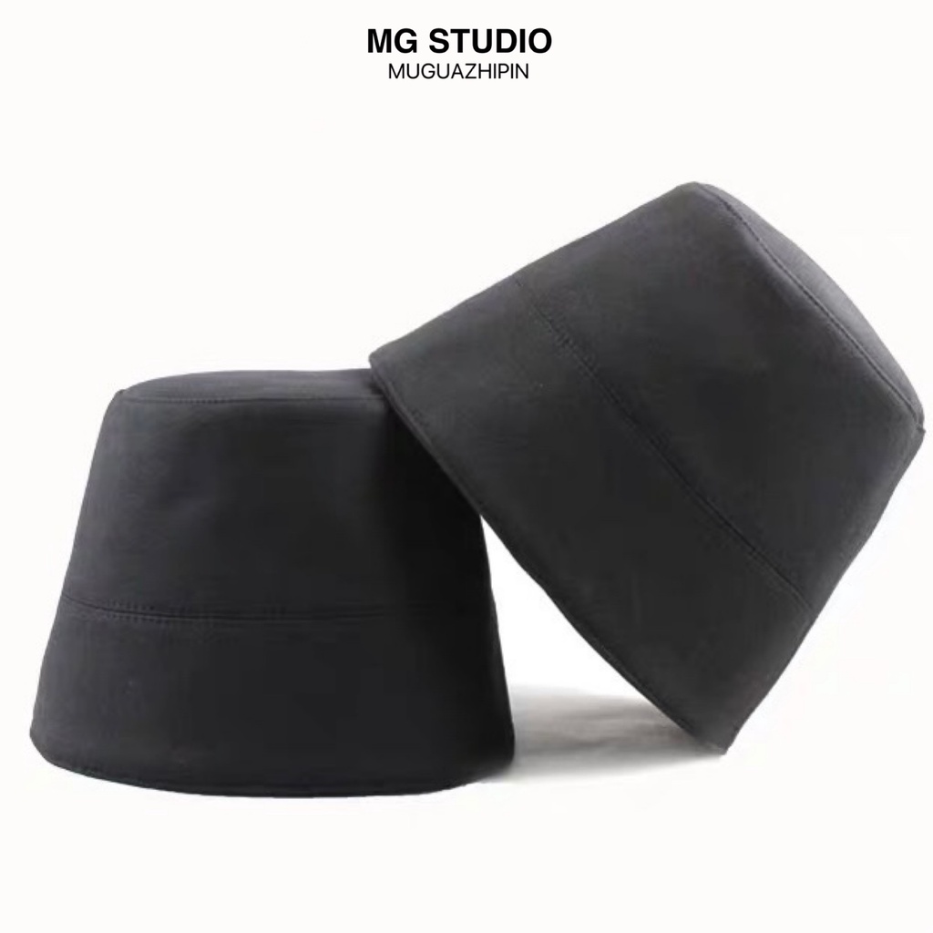 Mũ xô MG STUDIO thiết kế màu đen thời trang cá tính