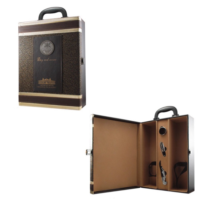 Hộp Da Đôi Đựng Rượu Vang - Phụ Kiện Rượu Vang 22 - Mã PK002 | BigBuy360 - bigbuy360.vn