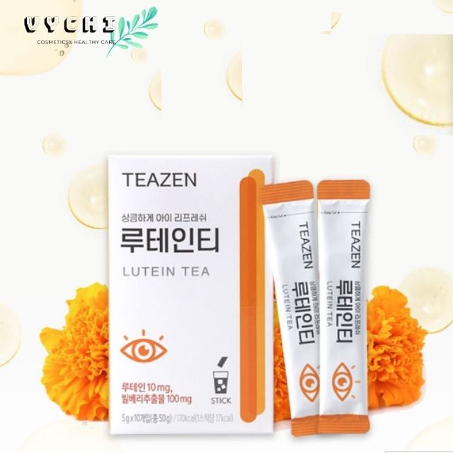 Trà Lutein Teazen Hàn Quốc Vị Xoài Nhiệt Đới Nhập Khẩu Hàn Quốc( date 2023)