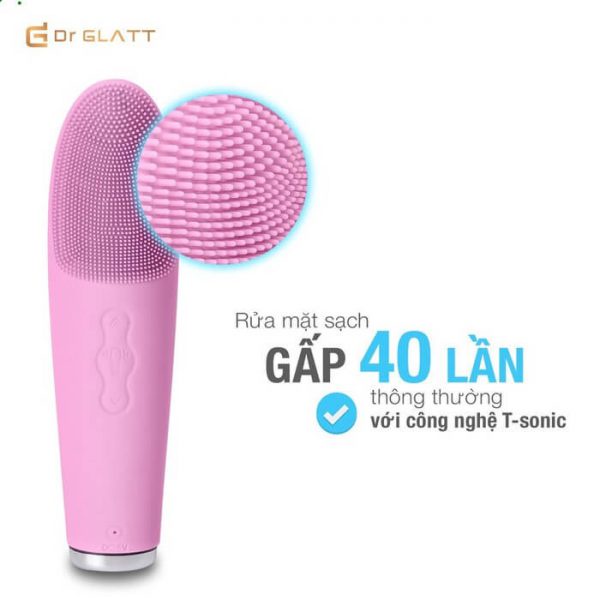 Máy rửa mặt &amp; đẩy tinh chất Dr Glatt DUA FIT PRO - Hàng Chính Hãng DR GLATT